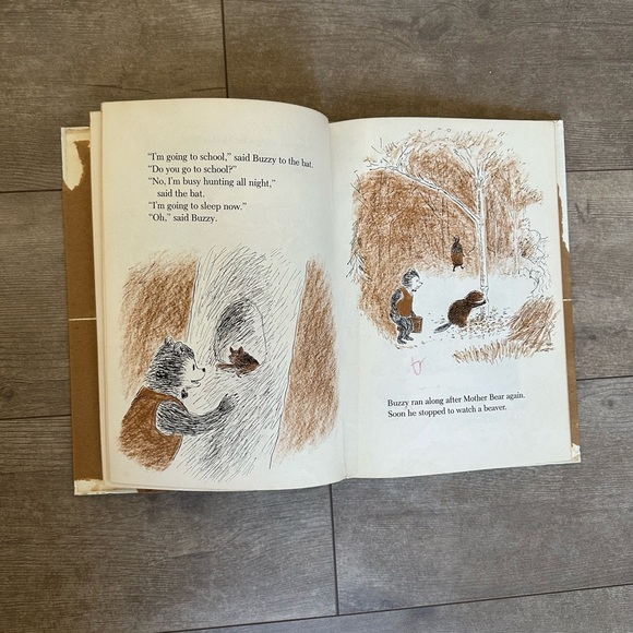 Vintage Buzzy Bear's First Day at School by Dorothy Marino - Children's Book - Picture 3 of 6